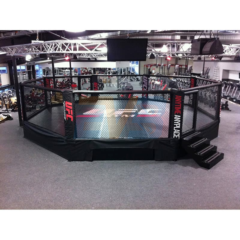 Elevated MMA cage-4