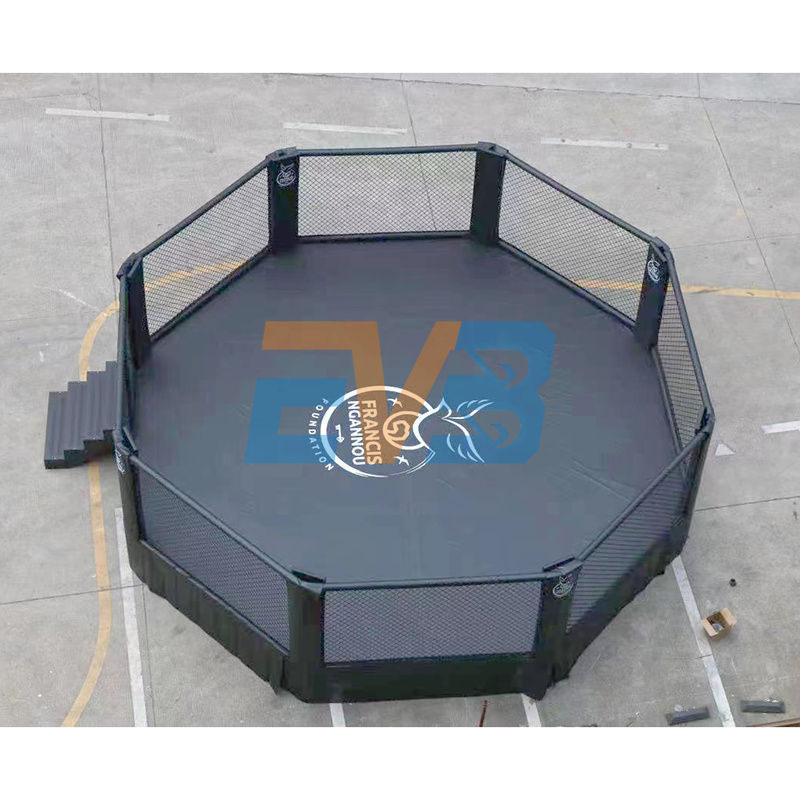 mma cage with platform
